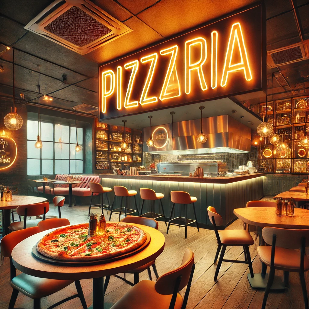 Como os Balcões, os Vestidos de Festa Azul Serenity e o Neon Pizzaria Estão Revolucionando o Design de Lojas e Eventos